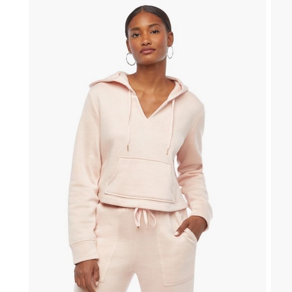 🖤NWT JustFab Cozy Rose Crop Hoodie 2X - Picture 1 of 3